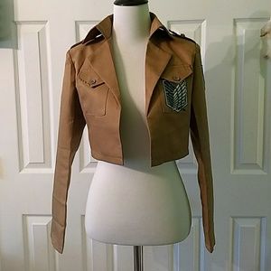 Attack On Titan Cropped Costume Jacket